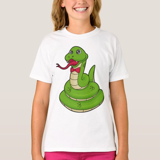 Camiseta Serpiente con corbata (Anverso)