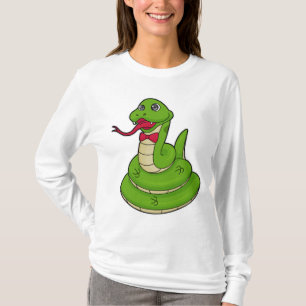 Camiseta Serpiente con corbata