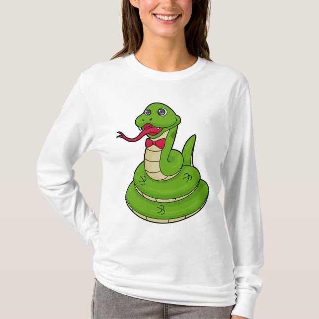 Camiseta Serpiente con corbata (Anverso)