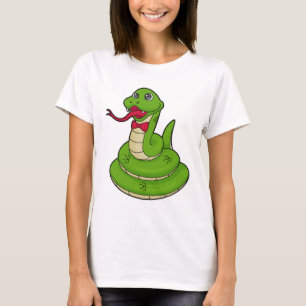 Camiseta Serpiente con corbata