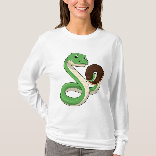 Camiseta Serpiente con donut (Anverso)
