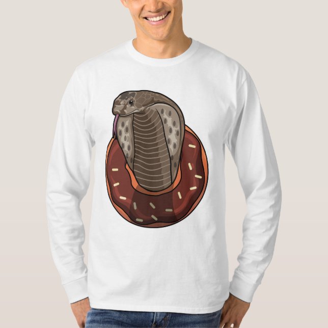 Camiseta Serpiente con donut (Anverso)