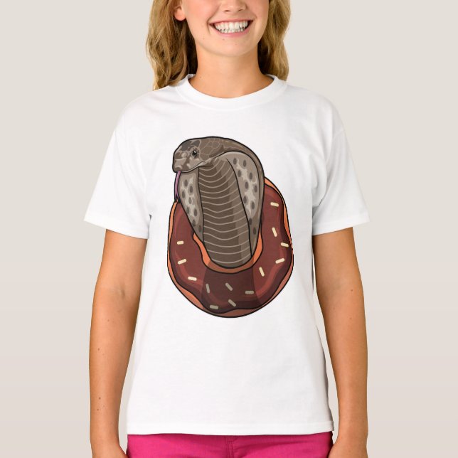 Camiseta Serpiente con donut (Anverso)