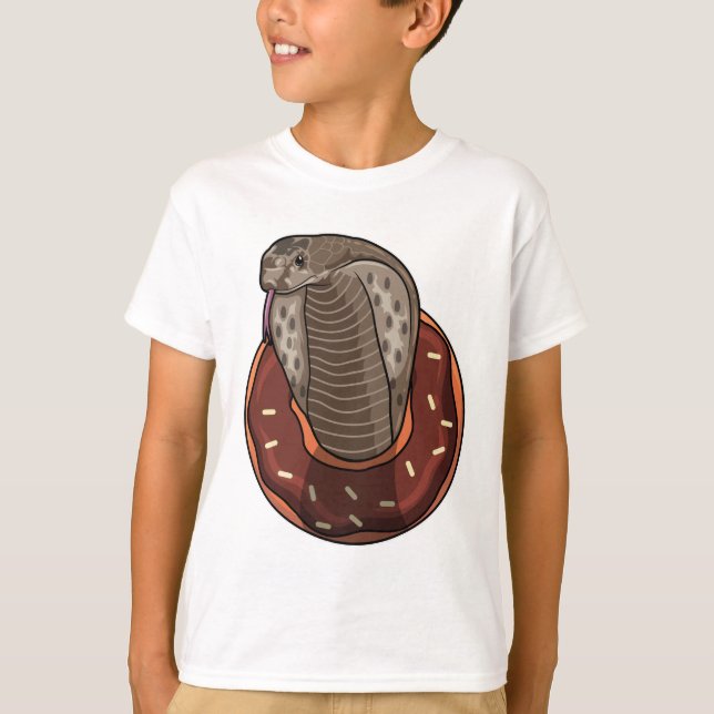 Camiseta Serpiente con donut (Anverso)