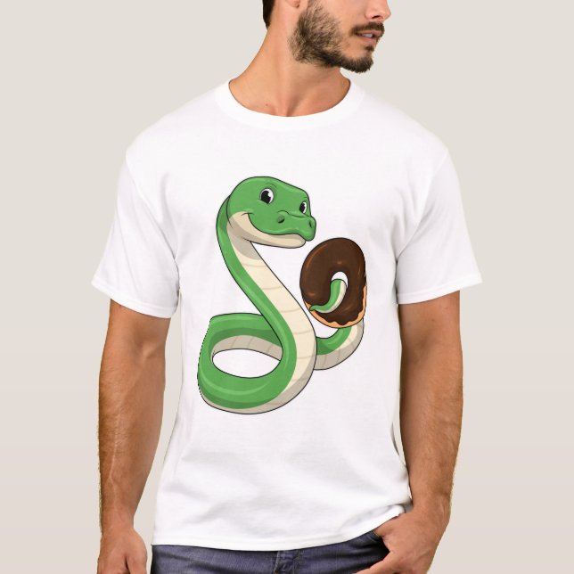 Camiseta Serpiente con donut (Anverso)