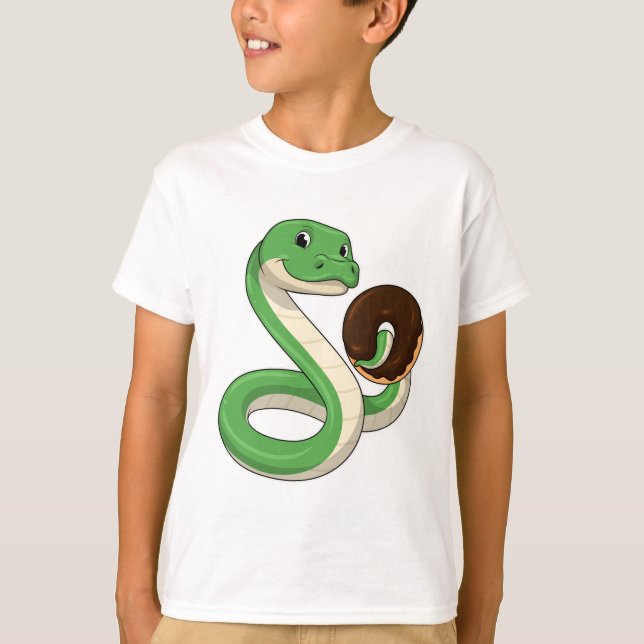 Camiseta Serpiente con donut (Anverso)