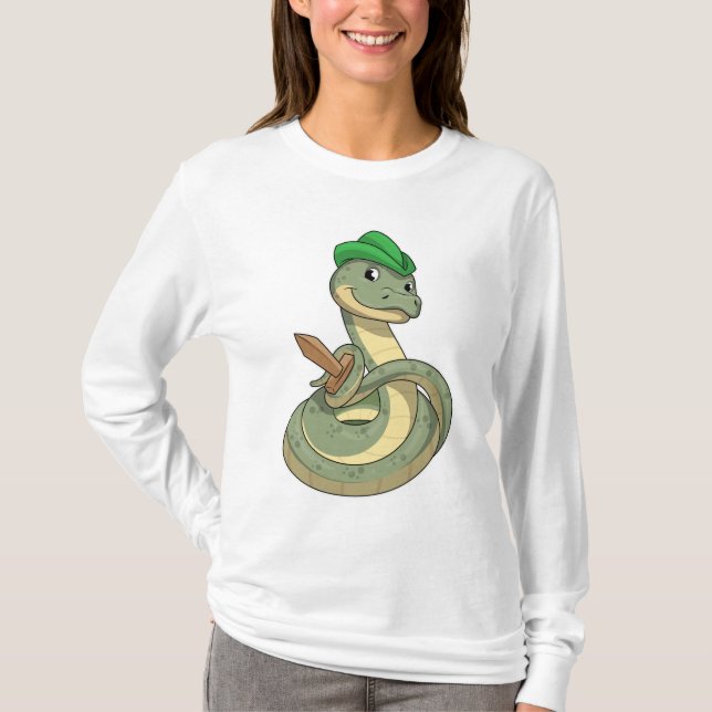 Camiseta Serpiente con espada (Anverso)