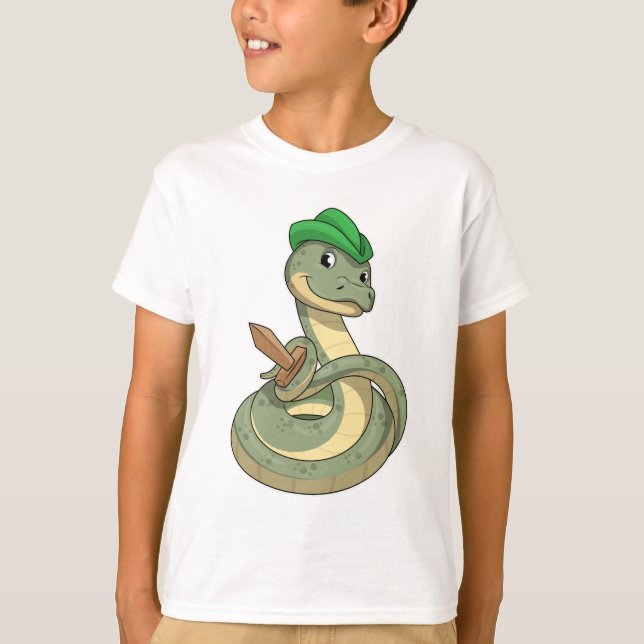 Camiseta Serpiente con espada (Anverso)