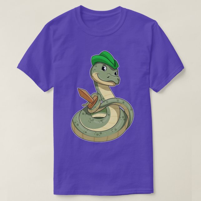 Camiseta Serpiente con espada (Diseño del anverso)