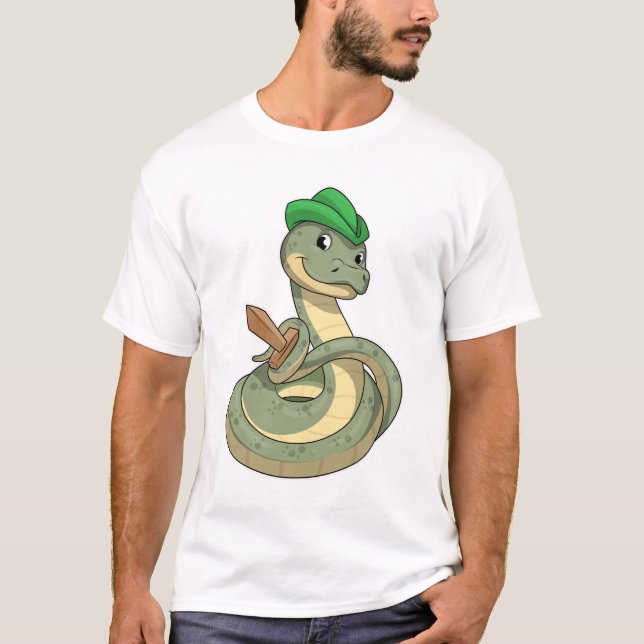 Camiseta Serpiente con espada (Anverso)