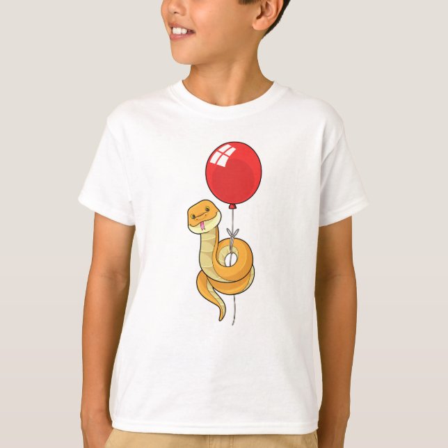 Camiseta Serpiente con globo (Anverso)
