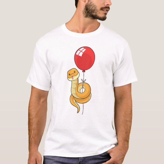 Camiseta Serpiente con globo (Anverso)