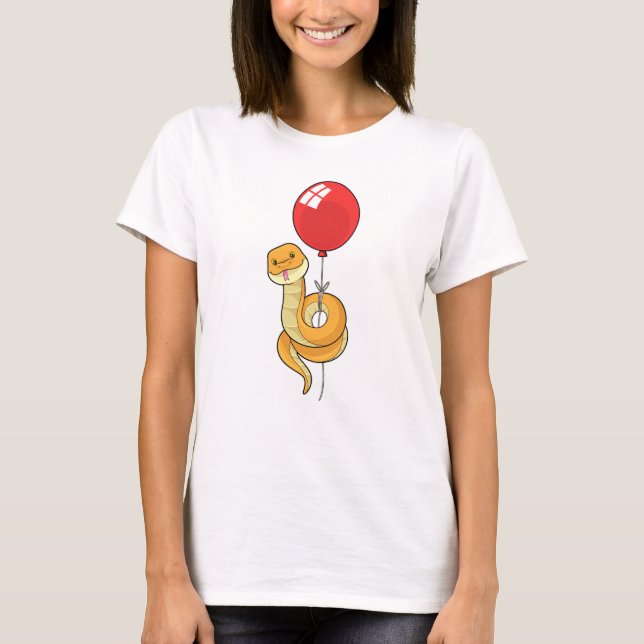 Camiseta Serpiente con globo (Anverso)