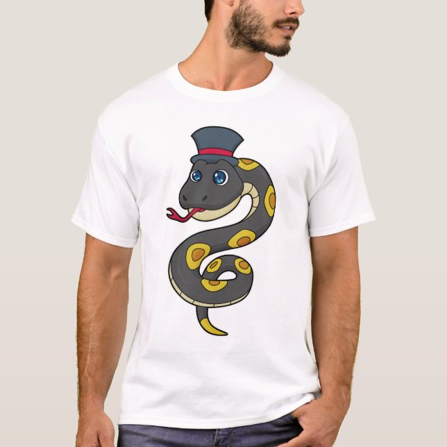 Camiseta Serpiente con Gorra (Anverso)