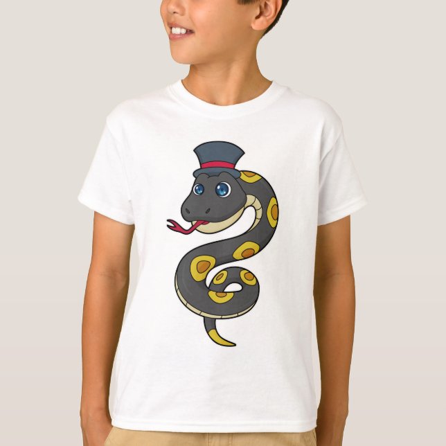 Camiseta Serpiente con Gorra (Anverso)