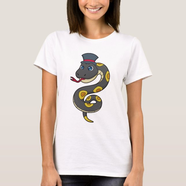 Camiseta Serpiente con Gorra (Anverso)