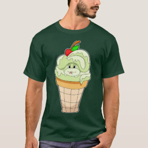 Camiseta Serpiente con helado de cono cereza