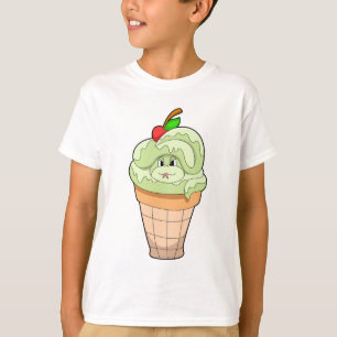 Camiseta Serpiente con helado y cereza
