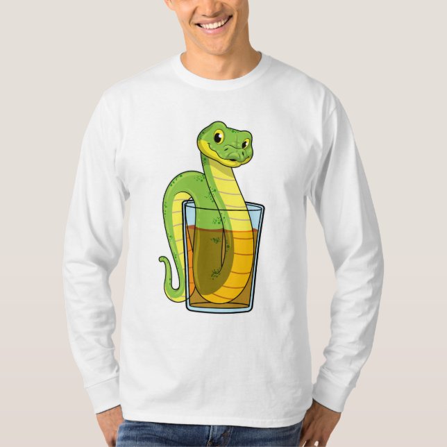Camiseta Serpiente con jugo (Anverso)