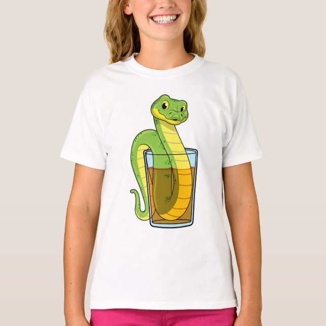 Camiseta Serpiente con jugo (Anverso)