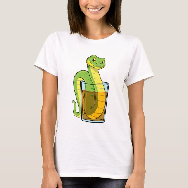 Camiseta Serpiente con jugo (Anverso)