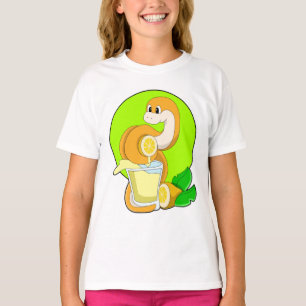 Camiseta Serpiente con jugo de limón
