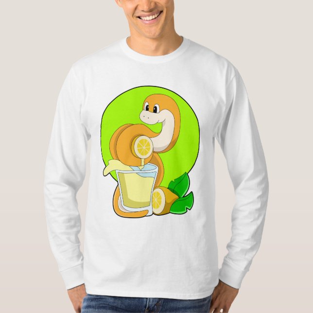 Camiseta Serpiente con jugo de limón (Anverso)