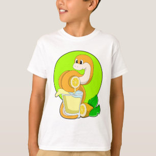 Camiseta Serpiente con jugo de limón
