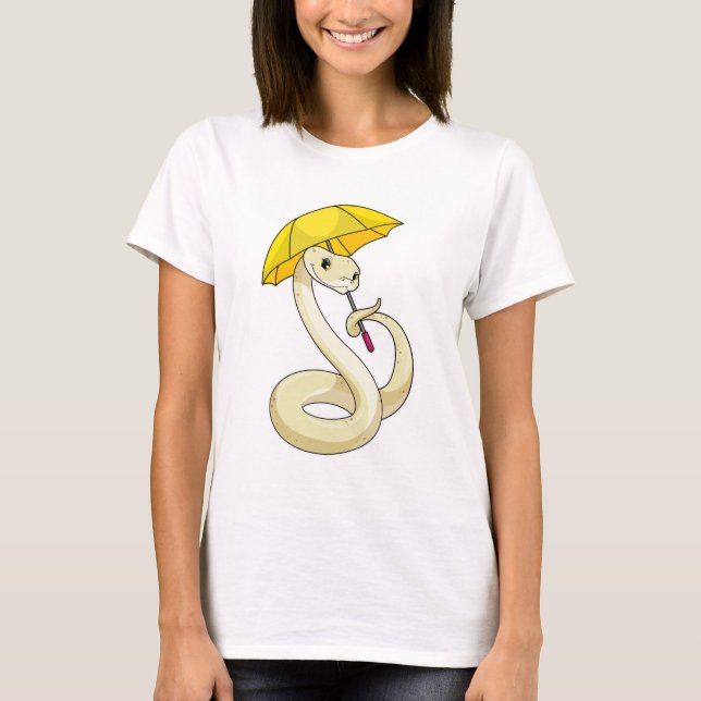Camiseta Serpiente con paraguas (Anverso)