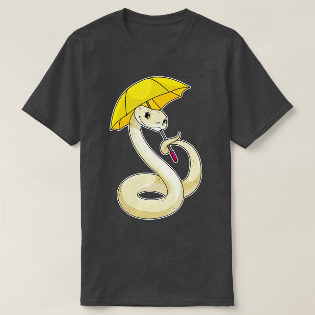 Camiseta Serpiente con paraguas (Diseño del anverso)
