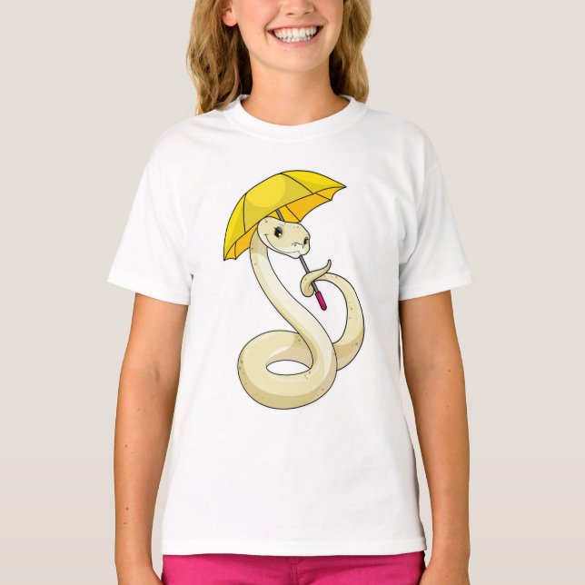 Camiseta Serpiente con paraguas (Anverso)