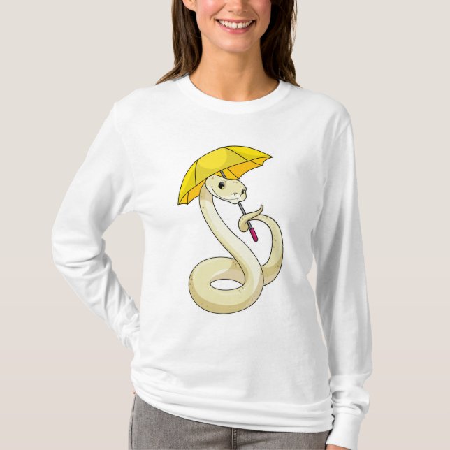 Camiseta Serpiente con paraguas (Anverso)