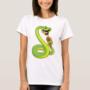 Camiseta Serpiente con pollo