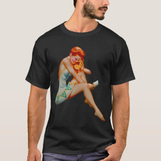 Camiseta serpiente de agua mística criatura mitológica.