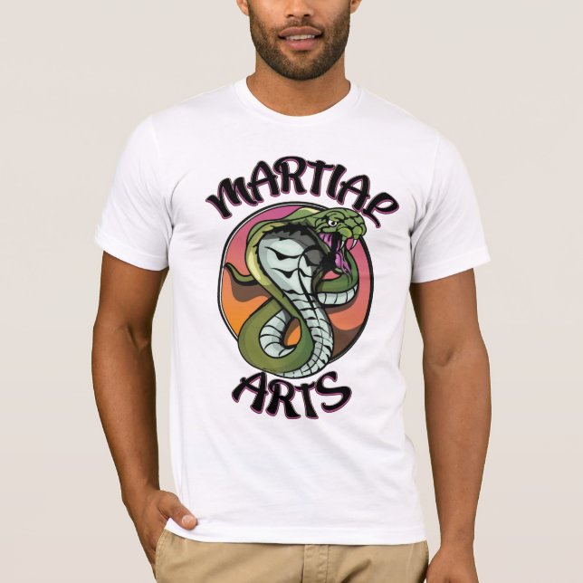 Camiseta Serpiente de artes marciales (Anverso)