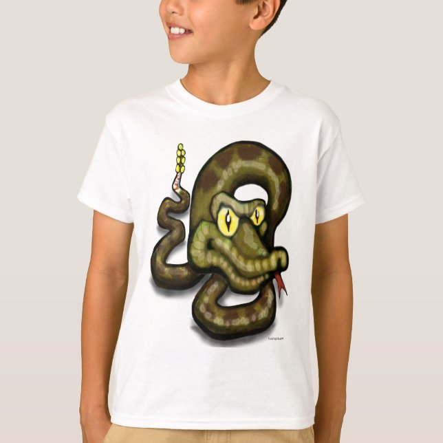 Camiseta Serpiente de cascabel (Anverso)