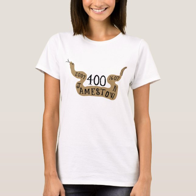 Camiseta Serpiente de cascabel de Jamestown (Anverso)