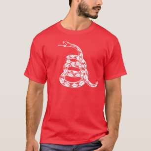 Camiseta Serpiente de Gadsden - blanco
