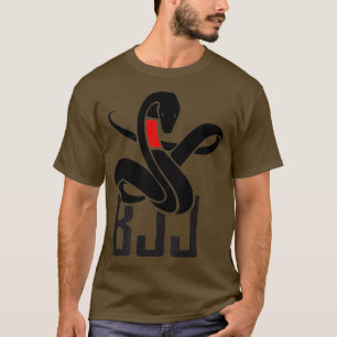 Camiseta Serpiente de Jiujitsu Mamba brasileña por cinturón