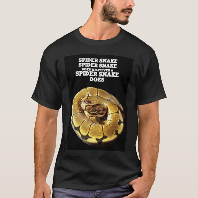Camiseta Serpiente de la araña (Anverso)