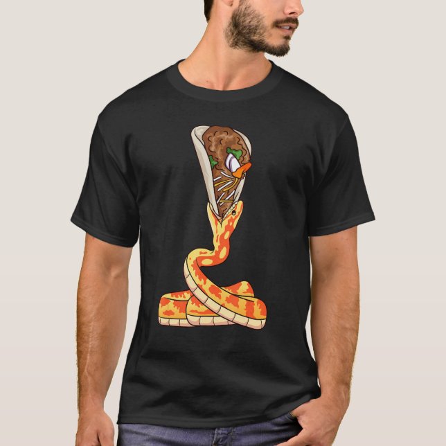Camiseta Serpiente de maíz comiendo a un Mascota del reptil (Anverso)