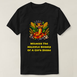Camiseta Serpiente de maíz majestuosa belleza entusiasta de