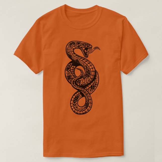 Camiseta Serpiente de serpiente (Diseño del anverso)