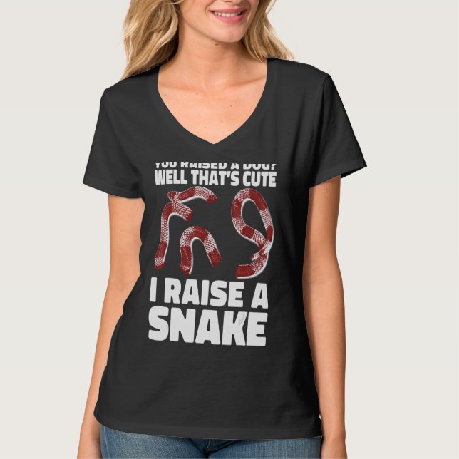 Camiseta Serpiente de serpiente tienes un pozo de perro que (Anverso)