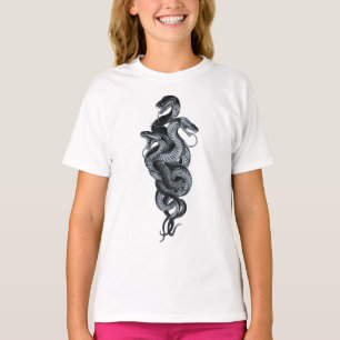 Camiseta Serpiente de tres cabezas maestra pieza