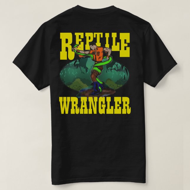 CAMISETA SERPIENTE DE WRANGLER DEL REPTIL (Reverso del diseño)