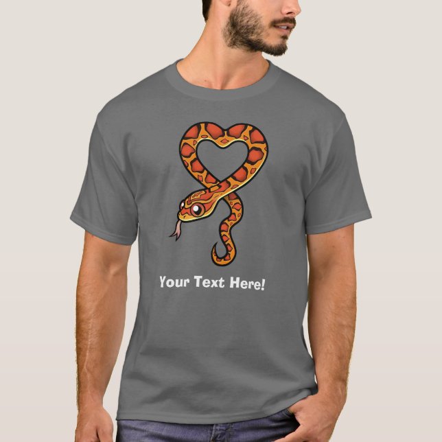 Camiseta Serpiente del dibujo animado (Anverso)