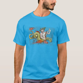 Camiseta Serpiente del Mapa Mundial y Lyre