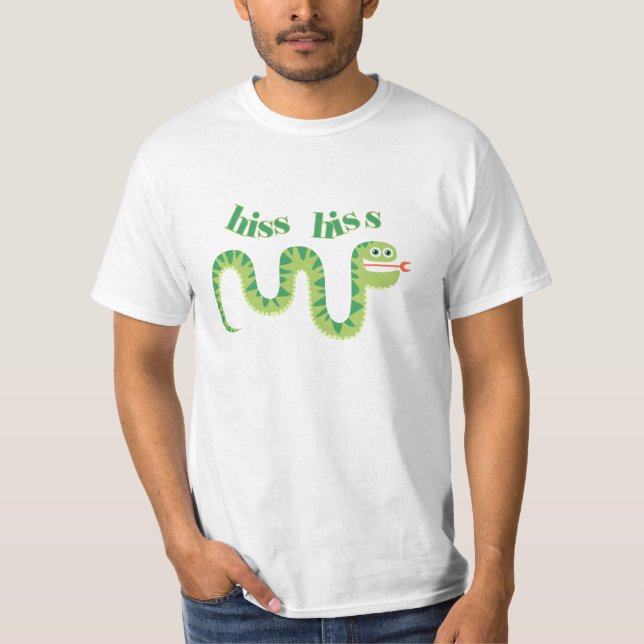 Camiseta Serpiente del silbido del silbido (Anverso)