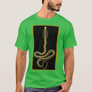 Camiseta serpiente dorada